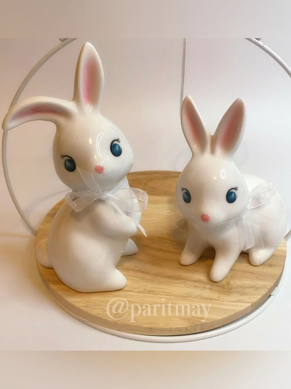 Target Spritz Easter Ceramic Bunnies 2022 - Set of 2 Highly Collectible Rare